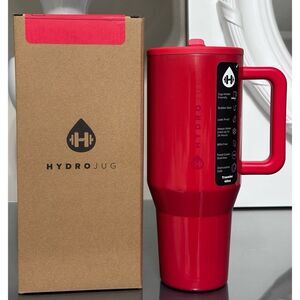 HydroJug 40oz Traveler, RED SHINE